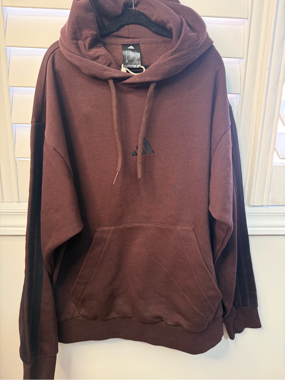 Adidas Brown Pullover Hoodie